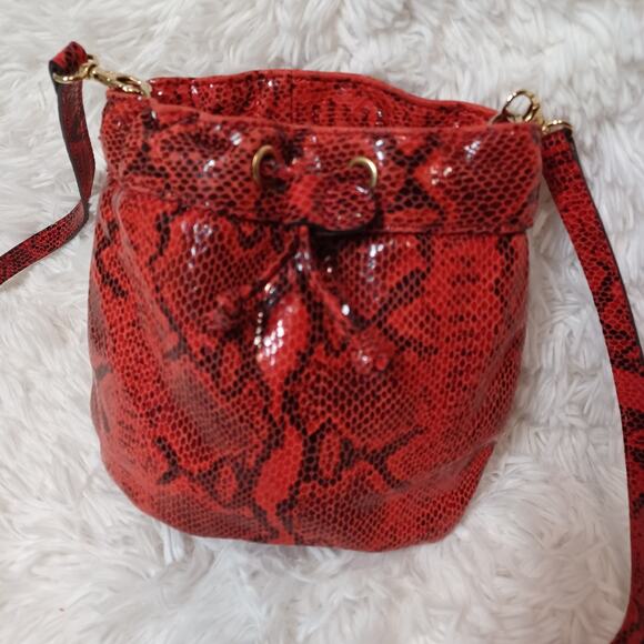 Jolie By Edward Spiers Leather Crossbody Genuine Leather Italy Bag. - Picture 4 of 10